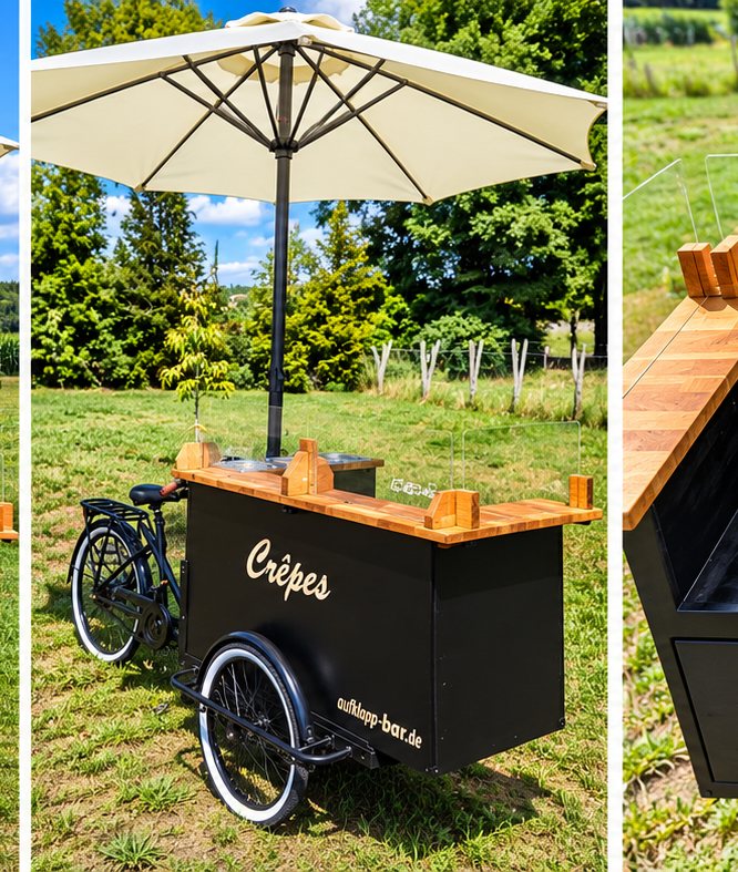 Food-Fahrrad Crêpes – Originalfoto 2